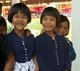 Thailand: Schoolchildren at the local school still wear Tai Dam traditional clothing to school, Ban Na Pa Nat Tai Dam Cultural Village, Loei Province