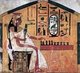 Egypt: Nefertari, Great Royal Wife of Pharaoh Ramesses the Great of the 19th Dynasty (r. 1279-1213 BCE). Mural from the Tomb of Queen Nefertari, Thebes, c. 1298-1235 BCE